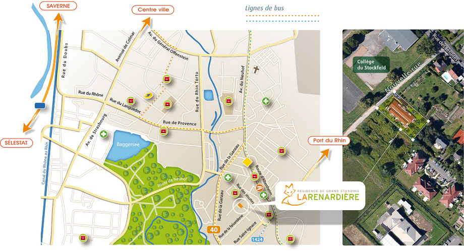 Appartements à vendre sur plan - La Renardière, Résidence de grand standing à Strasbourg